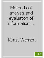 Methods of analysis and evaluation of information needs, a cretical review