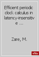 Efficient periodic clock calculus in latency-insensitive design