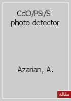 CdO/PSi/Si photo detector
