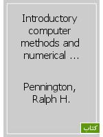 Introductory computer methods and numerical analysis